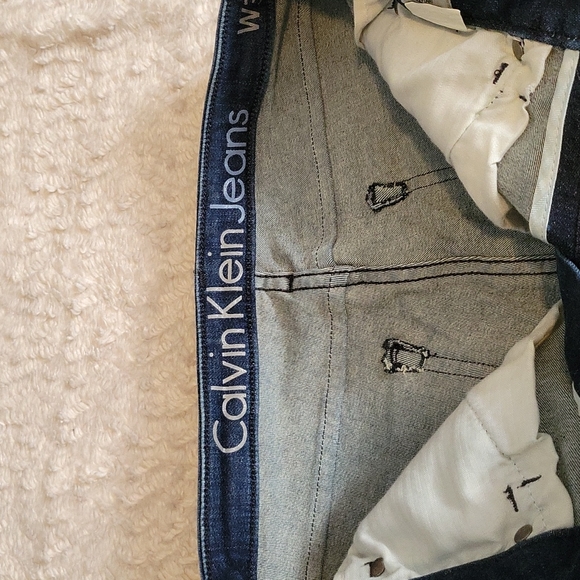 CALVIN KLEIN~ "Sculpted Skinny" Jeans, Blue, 30 - Picture 8 of 9